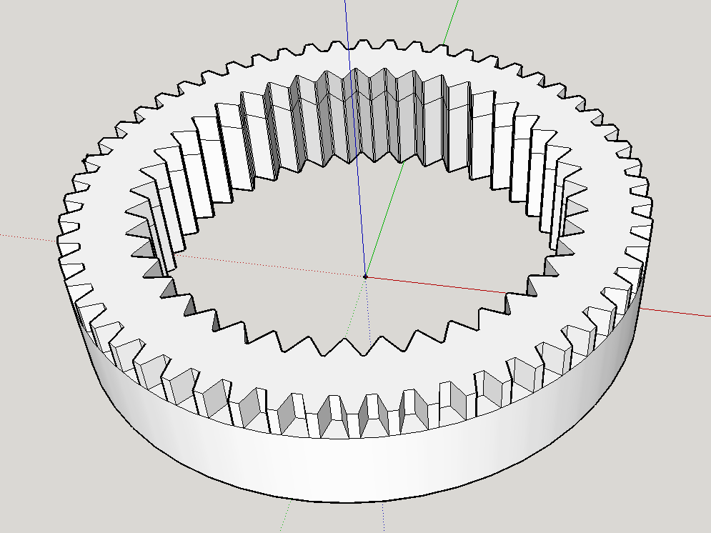 3D tekening ringtandwiel